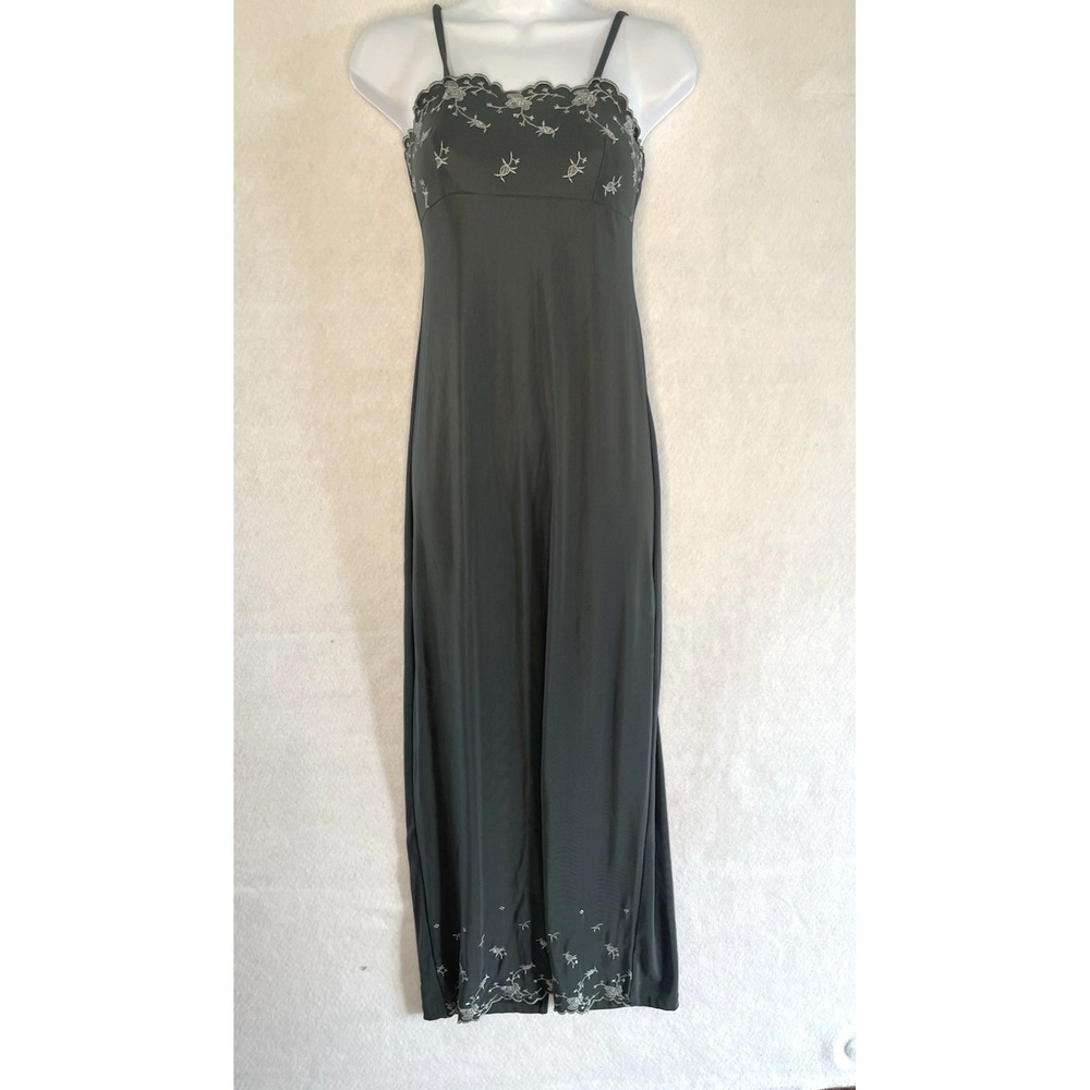 Vtg Y2K 90's Whimsigoth Baby Doll Slip Maxi Dress S Fairy Grunge Cottagecore